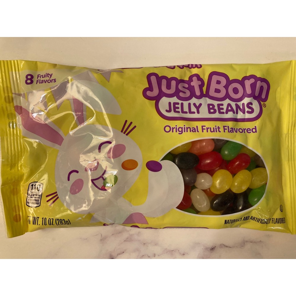 Just Born Jelly Beans Original Fruit Flavored Easter Candy 8 Fruity Flavor 10 oz